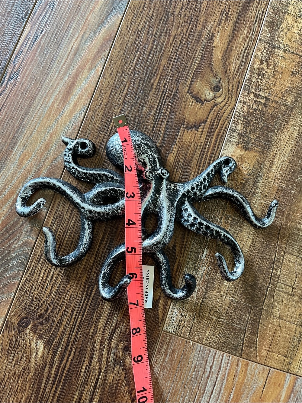 Metal Octopus Wall Hook - Picture 4 of 4